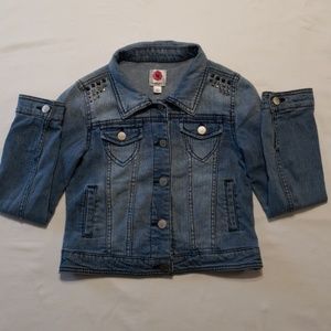 Total Girl Studded Jean Jacket